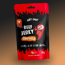  Hot Chip Beef Jerky szárított marhahús falatok chipotle chili 25g előétel és snack