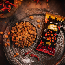 Hot Chip Hot Chip Chilli Peanuts bundázott mogyoró 70g előétel és snack