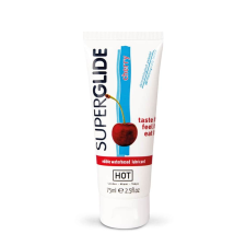 HOT Superglide edible lubricant waterbased - CHERRY 75 ml síkosító