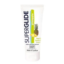 HOT Superglide edible lubricant waterbased - PINEAPPLE 75 ml síkosító