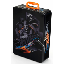  Hot Wheels autós tárolódoboz 50 darabos autópálya és játékautó