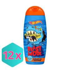 Hot Wheels - Beast Mode tusfürdő és sampon 250 ml KARTON - 12 db babafürdető, babasampon