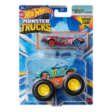 HOT WHEELS MONSTER TRUCK ÉS ÉJSZAKAI VÁLTÓ FÉM AUTÓ autópálya és játékautó