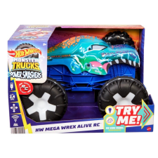 Hot Wheels monster trucks mega-wrex fényekkel és hangokkal autópálya és játékautó