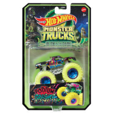 Hot Wheels Monster trucks sötétben világító autó autópálya és játékautó