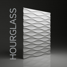  Hourglass gipsz falpanel grafika, keretezett kép