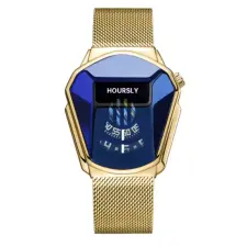 HOURSLY PYRAMIDON GOLD Quartz karóra