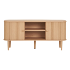 House Nordic Nikko TV-szekrény, 2 ajtó, natúr, 113x40x52 cm bútor