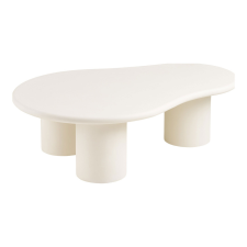 House Nordic Palmera dohányzóasztal cementhatású, törtfehér, 80x120x35 cm bútor