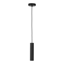 House Nordic Paris függőlámpa, fekete, 120 cm-es szövetkábel világítás