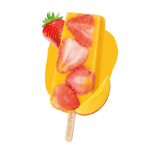  House of pops mango strawberry ízű fagylalt 123 ml reform élelmiszer