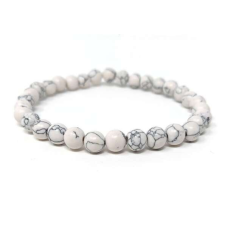 Howlite fehér karkötő karkötő