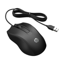  HP 100 Wired Mouse Black (6VY96AA#ABB) egér