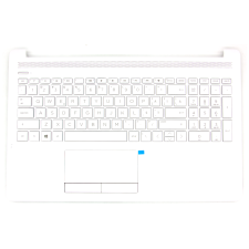 HP 15-DA000, 15T-DA100, 15-DB000, 15Z-DB000 sorozathoz gyári új fehér román billentyűzet modul touchpaddal (L20388-271) laptop alkatrész