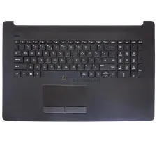 HP 17-BY, 17-CA, 17T-BY400 gyári billentyűzet palmresttel (US kiosztás, fekete) laptop alkatrész