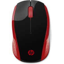 HP 200 Vezeték nélküli egér fekete-piros (2HU82AA) egér