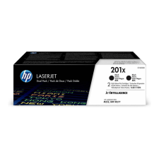 HP 201X 2 darabos nagy kapacitású LaserJet tonerkazetta fekete (CF400XD) nyomtatópatron & toner