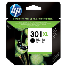 HP 301XL Bk (CH563E) festékpatron, fekete, nagy kapacitású, eredeti nyomtatópatron & toner