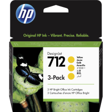 HP 3ED79A Patron 3Pack Yellow 29ml No.712 (Eredeti) nyomtatópatron & toner