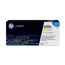 HP 650A Yellow Original LaserJet Toner Cartridge nyomtatópatron & toner