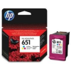 HP 651 színes eredeti tintapatron C2P11AE