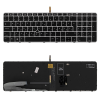HP 836623-211 gyári új, magyar fekete-szürke háttérvilágításos laptop billentyűzet