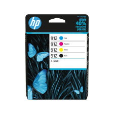 HP 912 tintapatron csomag fekete/ciánkék/bíbor/sárga (6ZC74AE ) (6ZC74AE) nyomtatópatron & toner