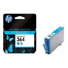 HP CB318EE Tintapatron Photosmart C5380, C6380, D5460 nyomtatókhoz, HP 364, cián, 300 oldal nyomtatópatron & toner