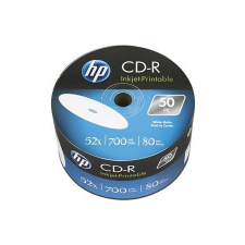 HP CD-R lemez, nyomtatható, 700MB, 52x, zsugor csomagolás, HP írható és újraírható média