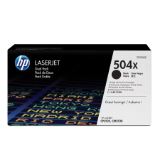HP CE250XD toner black ORIGINAL (504X) nyomtatópatron & toner