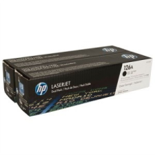 HP CE310AD Lézertoner ColorLaserJet Pro CP1025 nyomtatóhoz, HP CE310A fekete, 2*1,2k (1 db) nyomtatópatron & toner
