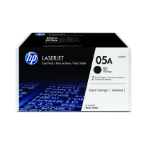 HP CE505D 2-pack fekete toner (05A) (CE505D) nyomtatópatron & toner