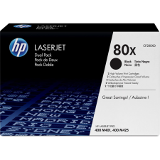 HP CF280XD (80X) fekete dupla toner (CF280XD) nyomtatópatron & toner