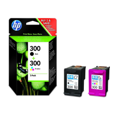 HP CN637EE fekete+ háromszínű tintapatron (300) (CN637EE) nyomtatópatron & toner