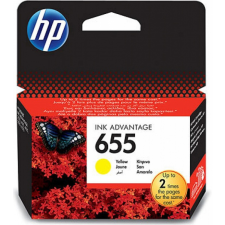 HP cz112ae no.655 sárga (9ml) eredeti tintapatron (cz112ae) nyomtatópatron & toner