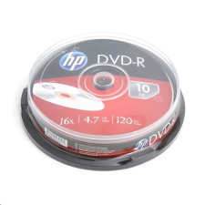 HP DVD-R 4.7GB 16x DVD lemez hengeres 10db/henger  (HP1610-) (HP1610-) - Lemez írható és újraírható média