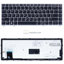 HP EliteBook Folio 9470, 9470M, 9480, 9480M gyári billentyűzet (US kiosztás, háttérvilágítással, TrackPoint) laptop alkatrész