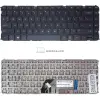 HP Envy 4, Envy 4-1000, Envy 4-1001TU, Envy 6, Envy 6-1000, Envy 6-1100, Envy 6-1200 gyári billentyűzet (US kiosztás, keret nélkül, fekete)