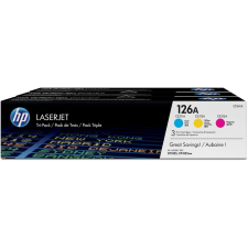 HP Inc. HP 126A 3er Pack Farbe dreifarbig LaserJet Tonerpatrone (CF341A) nyomtatópatron & toner