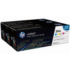 HP Inc. HP CF372AM (304A) CC531A/CC532A/CC533A eredeti toner multipack nyomtatópatron & toner