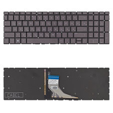 HP L13652-211 gyári új magyar fekete háttérvilágításos laptop billentyűzet, keret nélkül laptop alkatrész