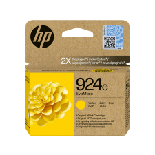 HP No. 924e EvoMore eredeti tintapatron, sárga, 800 oldal (4K0U9NE) nyomtatópatron & toner