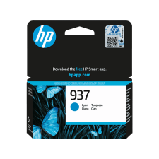 HP No. 937 eredeti tintapatron, ciánkék, 800 oldal (4S6W2NE) nyomtatópatron & toner