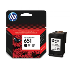 HP Nr.651 (C2P10AE) eredeti fekete tintapatron, ~600 oldal nyomtatópatron & toner