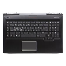 HP Omen 17T-AN100, 17-AN102X, AN-105TX, gyári új román fekete-fehér háttér-világításos billentyűzet modul touchpaddal (150W, kis Center-Pin nyílás) (L14994-271) laptop alkatrész