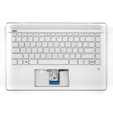 HP Pavilion 14-ce0, 14-ce1, 14-ce2 gyári új ezüst görög billentyűzet modul (L19190-151) laptop alkatrész