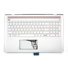 HP Pavilion 15-CD000, 15Z-CD000, 15T-CC100 gyári új ezüst-piros svájci háttér-világításos billentyűzet modul (928507-BG1) laptop alkatrész