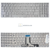 HP Pavilion 15-EG, 15-EH, 15-ER, 15-FD, 15-FC gyári billentyűzet (US kiosztás, keret nélkül, ezüst)