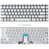 HP Pavilion x360 14-cd, 14m-cd, 14t-cd, 14-dh, 14-dk, 14-ce, 14-cf, 14-cm, 14-ck gyári billentyűzet (GR kiosztás, ezüst)