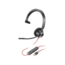 HP Poly Blackwire 3310 UC (767F7AA) fülhallgató, fejhallgató
